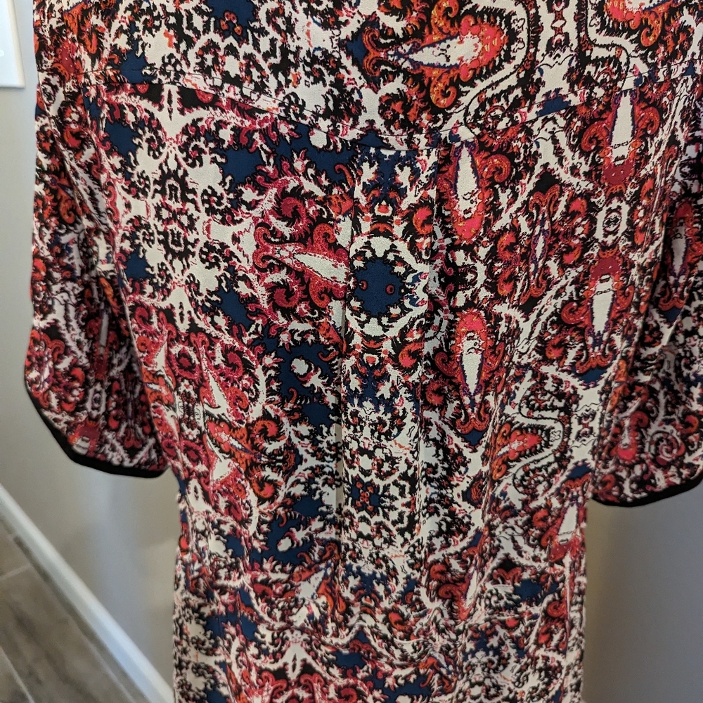 Adrianna Papel Midi Dress w/ Sheer Inside Liner - Picture 5 of 5